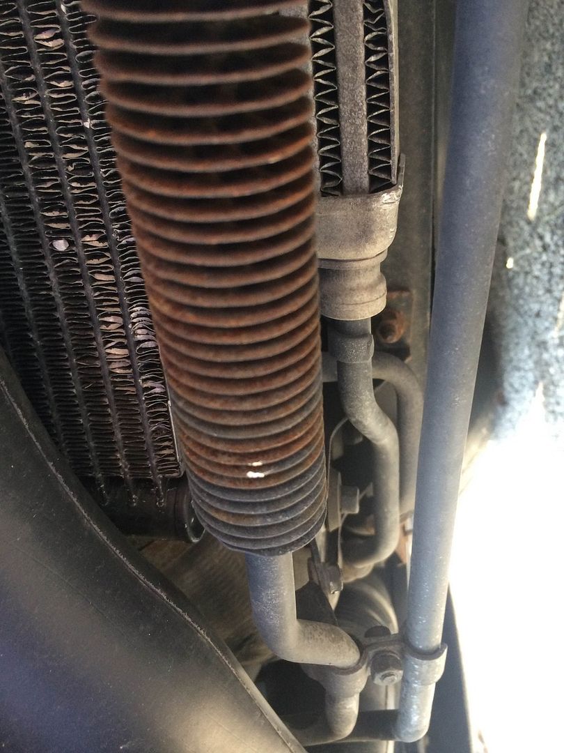 Power steering cooler line question SaabCentral Forums
